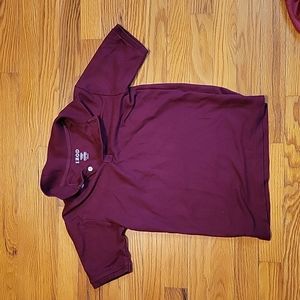 Collared maroon boys shirt